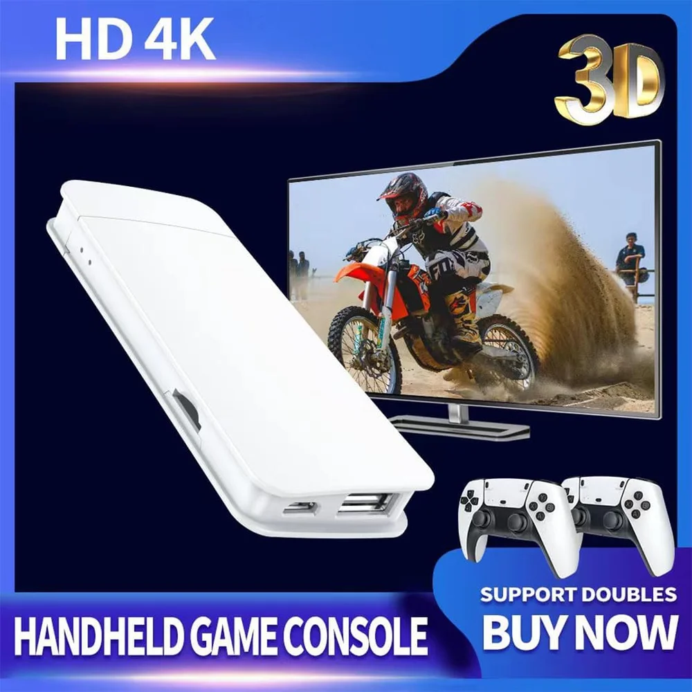 Bastão De Jogo Retrô M15, Saída HDMI 4k E Controle Sem Fio, Console De Videogame Plug And Play Com Mais De 30.000 Jogos, Console De Jogos Arcade (128g) Bastão De Jogo Retrô M15, Saída HDMI 4k E Controle Sem Fio, Console De Videogame Plug And Play Com Mais De 30.000 Jogos, Console De Jogos Arcade (128g)