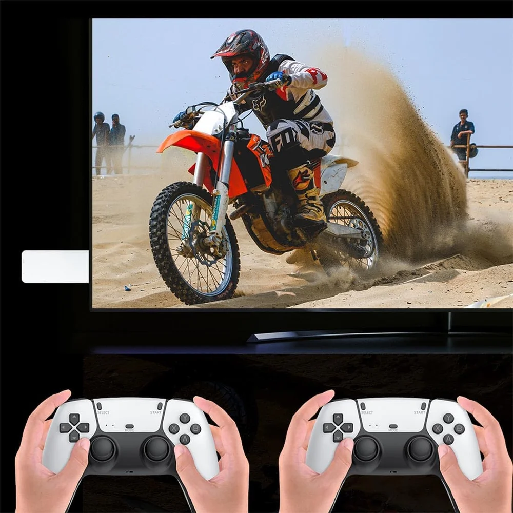 Bastão De Jogo Retrô M15, Saída HDMI 4k E Controle Sem Fio, Console De Videogame Plug And Play Com Mais De 30.000 Jogos, Console De Jogos Arcade (128g) Bastão De Jogo Retrô M15, Saída HDMI 4k E Controle Sem Fio, Console De Videogame Plug And Play Com Mais De 30.000 Jogos, Console De Jogos Arcade (128g)