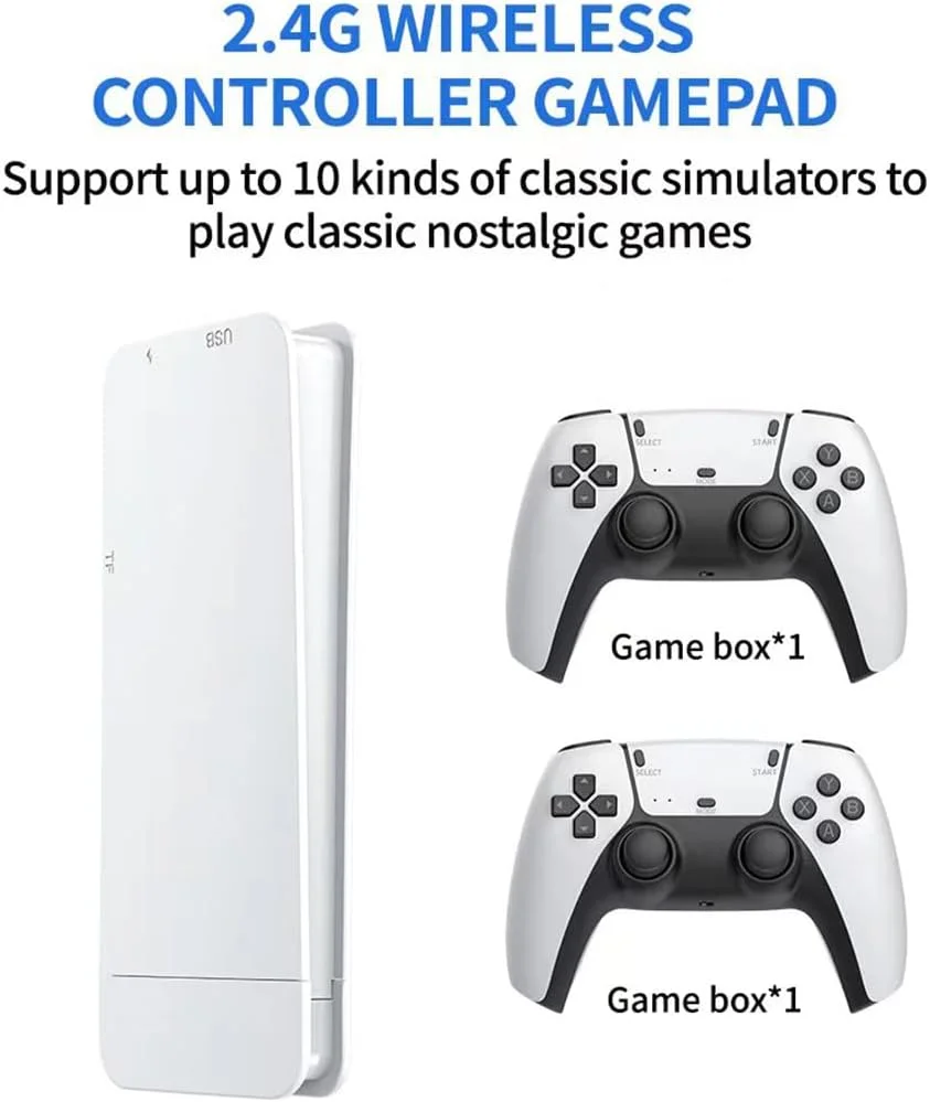 Bastão De Jogo Retrô M15, Saída HDMI 4k E Controle Sem Fio, Console De Videogame Plug And Play Com Mais De 30.000 Jogos, Console De Jogos Arcade (128g) Bastão De Jogo Retrô M15, Saída HDMI 4k E Controle Sem Fio, Console De Videogame Plug And Play Com Mais De 30.000 Jogos, Console De Jogos Arcade (128g)