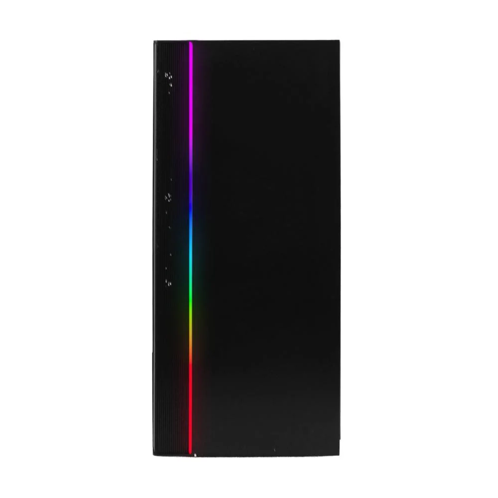 Gabinete Mid Tower Compatível Atx/m-atx 3 Ventoinhas RGB Controladora