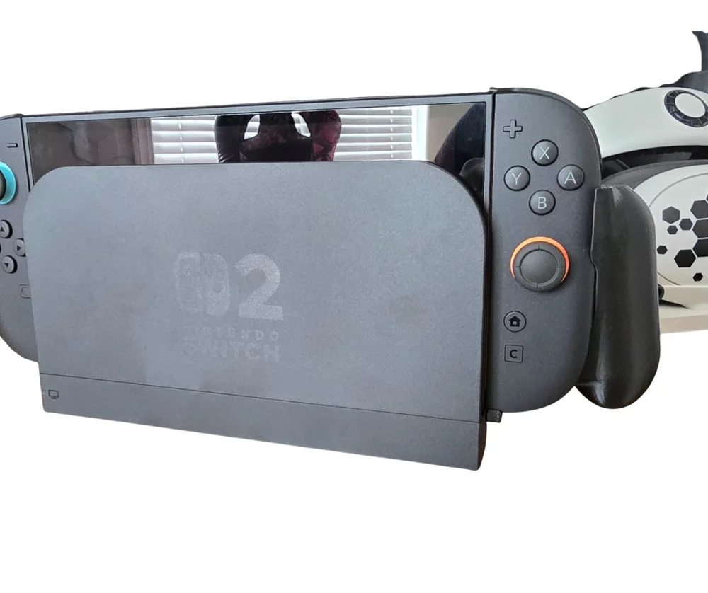 Grip 3d Ergonômico Compatível Com Nintendo Switch 2 Pegada Confortável Estável Ótimo Custo Benefício