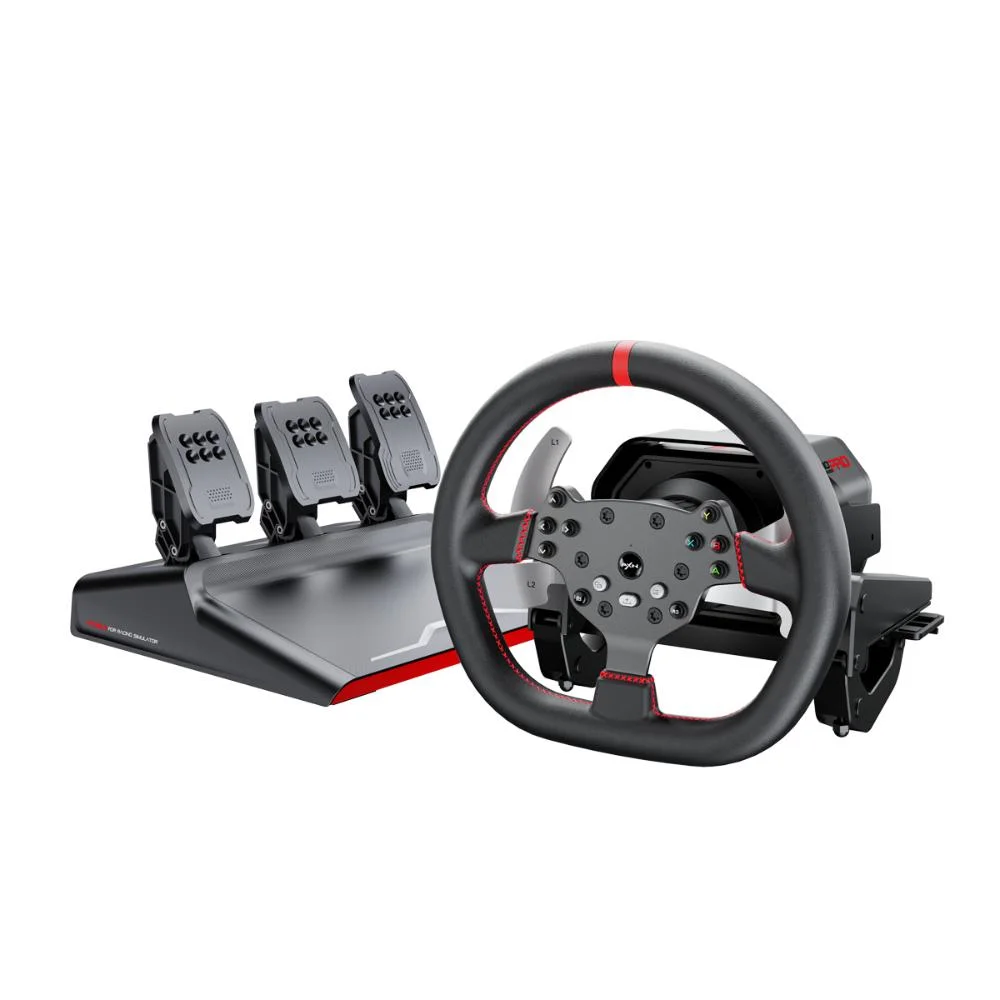 Volante Gamer Pxn V10pro Torque 3.2nm  Direct Drive Pedais Hall-effect 17 Botões Programáveis