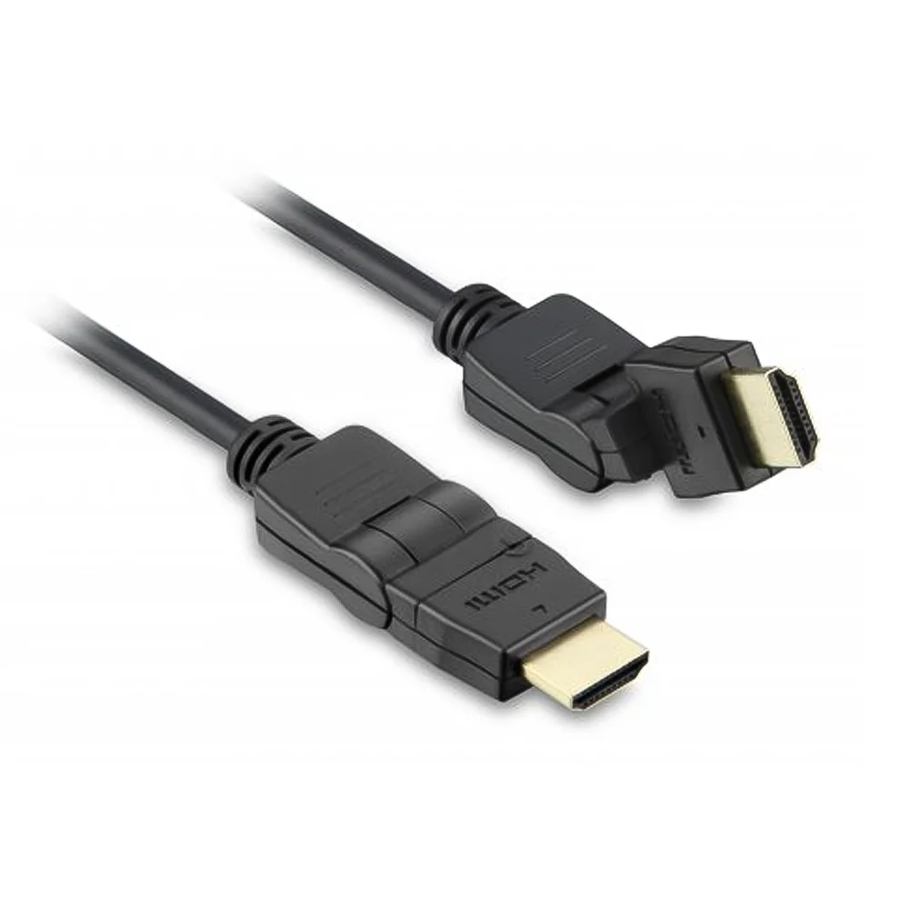 Cabo HDMI Articulado 360 Graus 1,8 Metros Elgin 46rchdmi3601 Cabo HDMI Articulado 360 Graus 1,8 Metros Elgin 46rchdmi3601