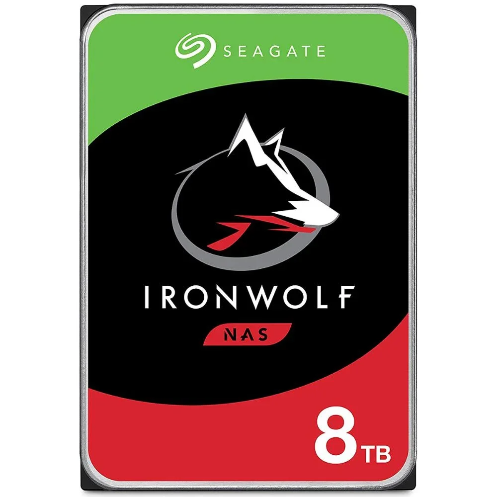 外付けハードディスク・ドライブ Seagate IronWolf 8TB HDD ST8000VN004 Produtos com até 15 OFF no PIX KaBuM