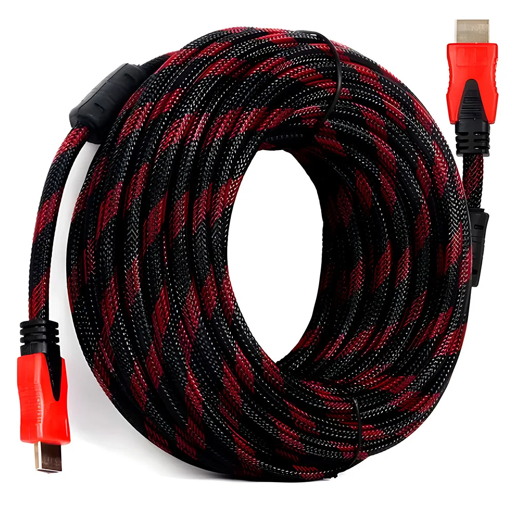 Cabo HDMI Para HDMI 10 Metros Blindado, Knup Kp-h5003 10mt Cabo HDMI Para HDMI 10 Metros Blindado, Knup Kp-h5003 10mt