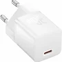 Carregador Baseus Turbo Gan5 Usb-c Para Iphone E Android (branco, 30w)