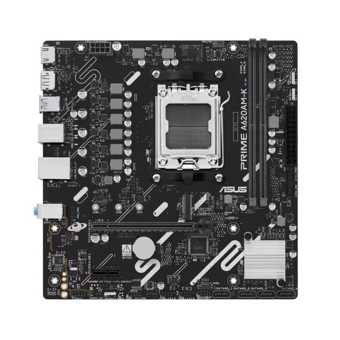 Placa Mãe Asus Prime A620am-k Am5 2xDDR5 Chipset Amd A620a Matx