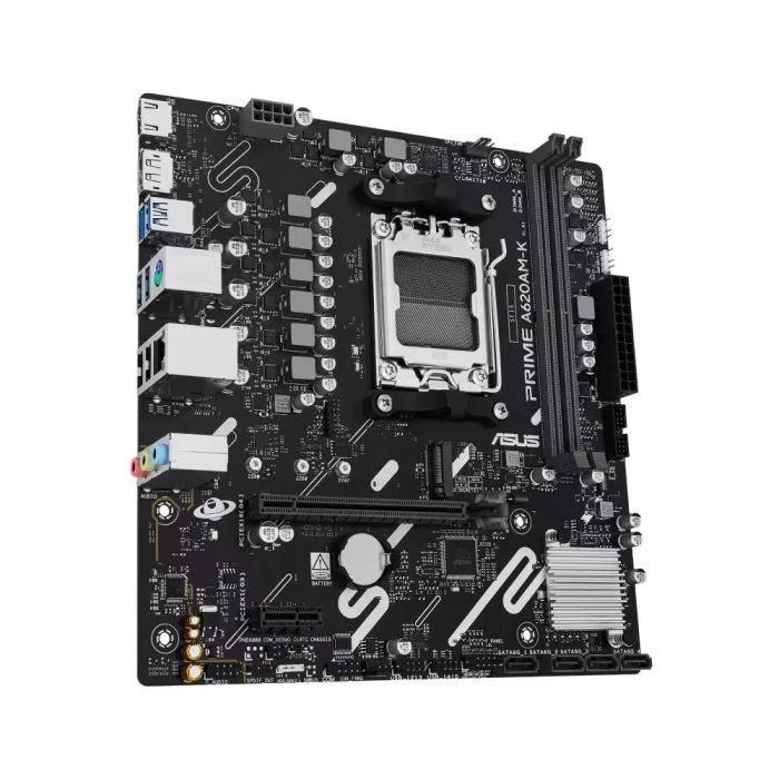 Placa Mãe Asus Prime A620am-k Am5 2xDDR5 Chipset Amd A620a Matx