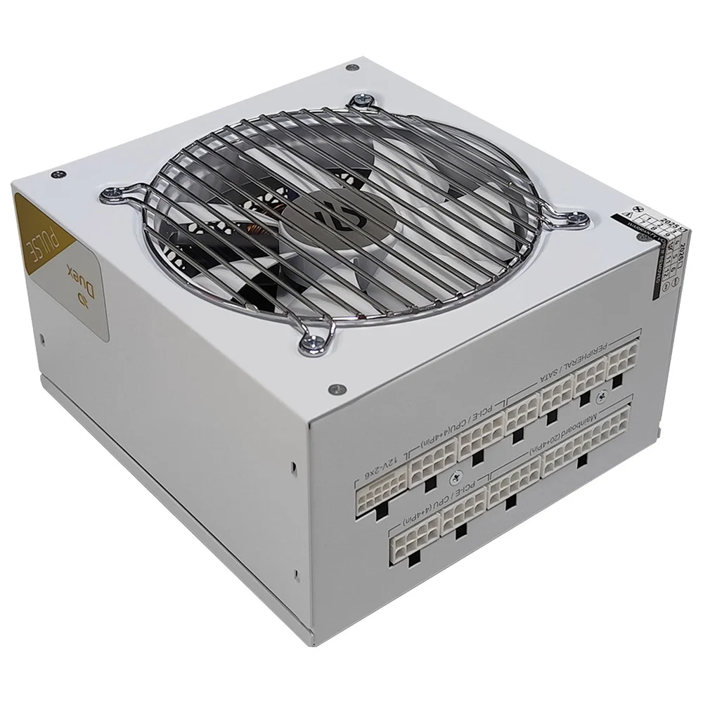Fonte Atx 3.1 1200w Cybenetics Platinum Duex Pulse Pro Dxfopro1200wg3w Full Modular Branca