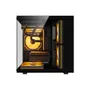 Gabinete Gamer Duex Aquario, Mid-tower, Lateral E Frontal De Vidro, Preto, Sem Fans - Dxga325bk