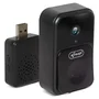 Campainha C/ Câmera Wifi Sem Fio Inteligente Ca203 - Knup Preto