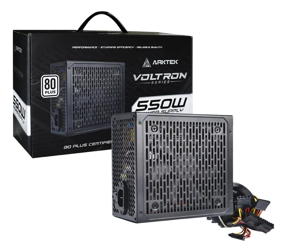 Fonte De Energia Arktek Voltron Ak-atx550ww 550 W 220v Fonte De Energia Arktek Voltron Ak-atx550ww 550 W 220v