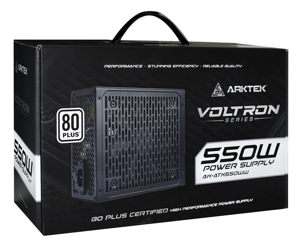 Fonte De Energia Arktek Voltron Ak-atx550ww 550 W 220v Fonte De Energia Arktek Voltron Ak-atx550ww 550 W 220v