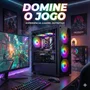 GABINETE GAMER PRETO MID TOWER COM 4 FANS RGB RAIBOW ATX MICRO ATX VIDRO FRONTAL E LATERAL